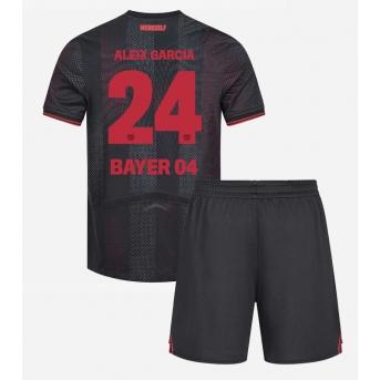 Billige Fotballdrakt Bayer Leverkusen Aleix Garcia #24 Replika Hjemmedraktsett Barn 2025-26 Kortermet (med bukser)